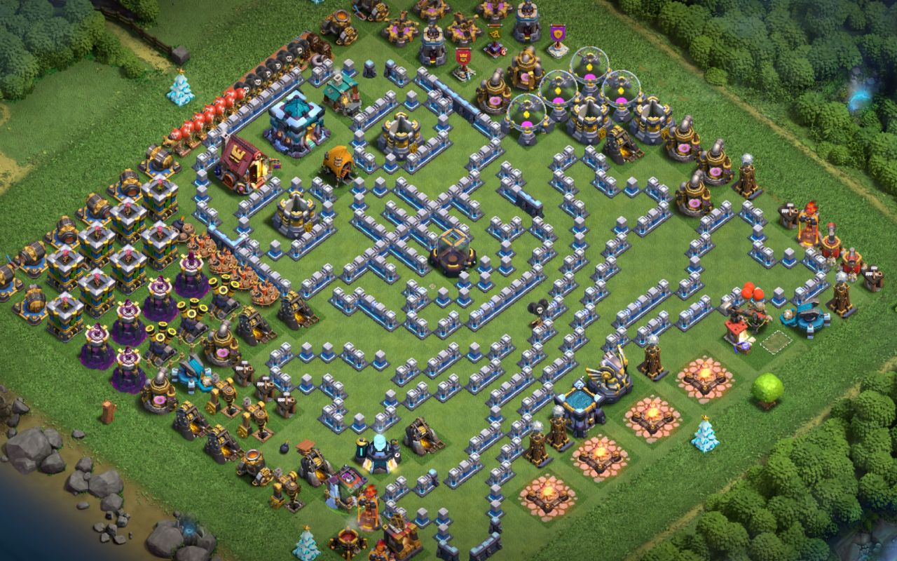 Town Hall 13 Fun Base layout by خلودي