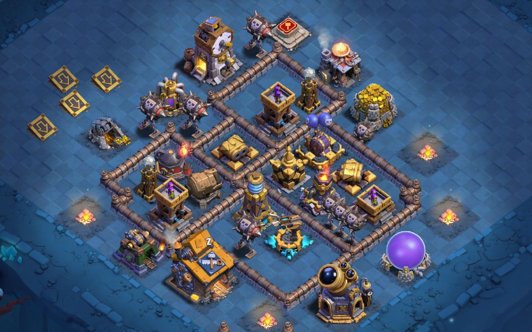 Builder Hall 10 Builder Base layout by XLR8