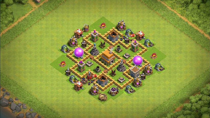 Town Hall 6 Hybrid Base layout by TReX