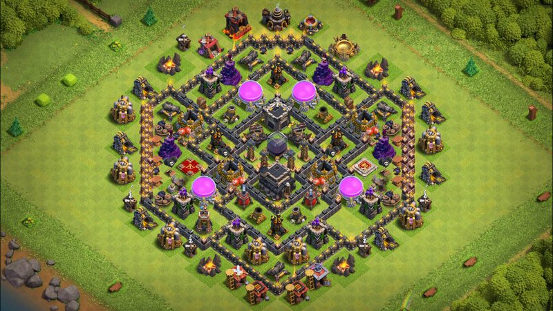 Town Hall 9 Farming Base layout by TReX