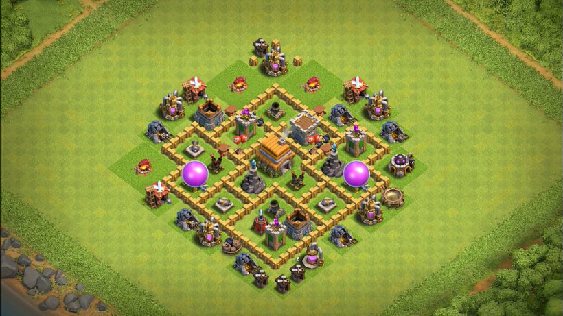 Town Hall 6 Trophy Base layout by TReX