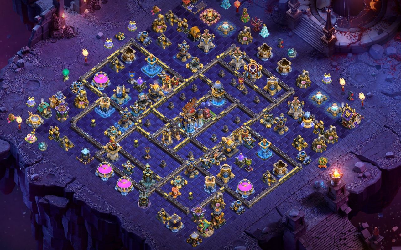 Town Hall 18 Trophy Base layout by XLR8