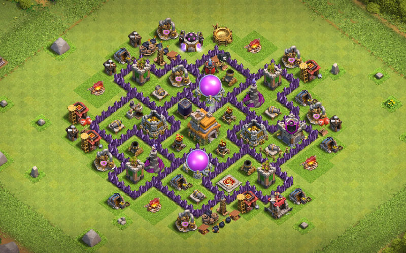 Town Hall 7 Farming Base layout by JAY