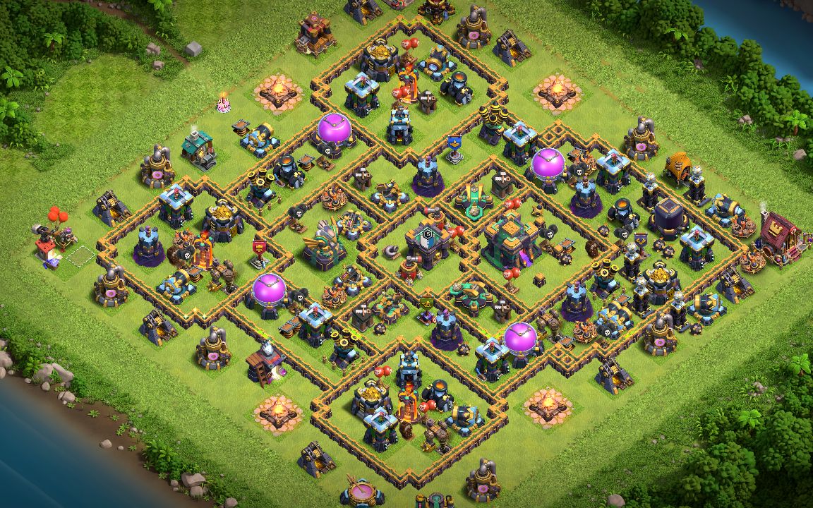 Town Hall 14 CWL Base layout by Gentle Ninja