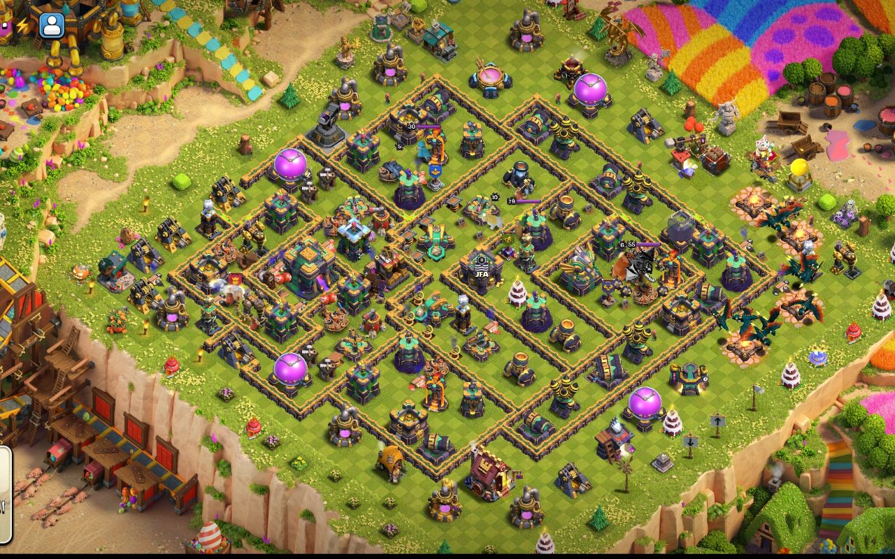Town Hall 14 CWL Base layout by Jafar Sadiq