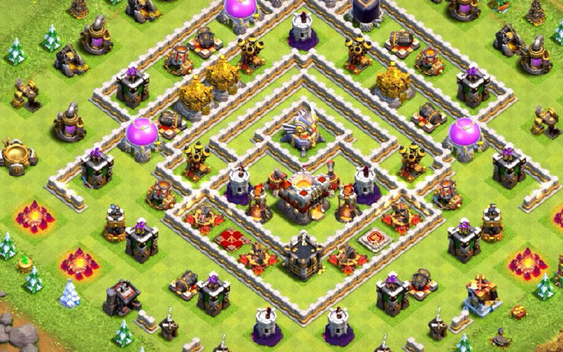 Town Hall 11 Hybrid Base layout by XLR8