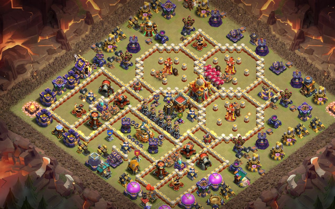 Town Hall 16 War Base layout by Saud