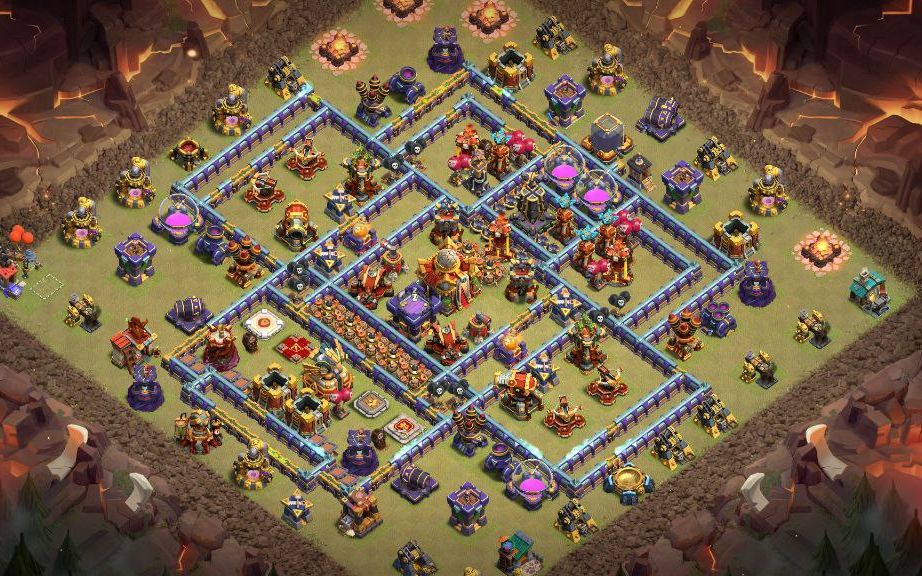 Town Hall 16 Trophy Base layout by XLR8