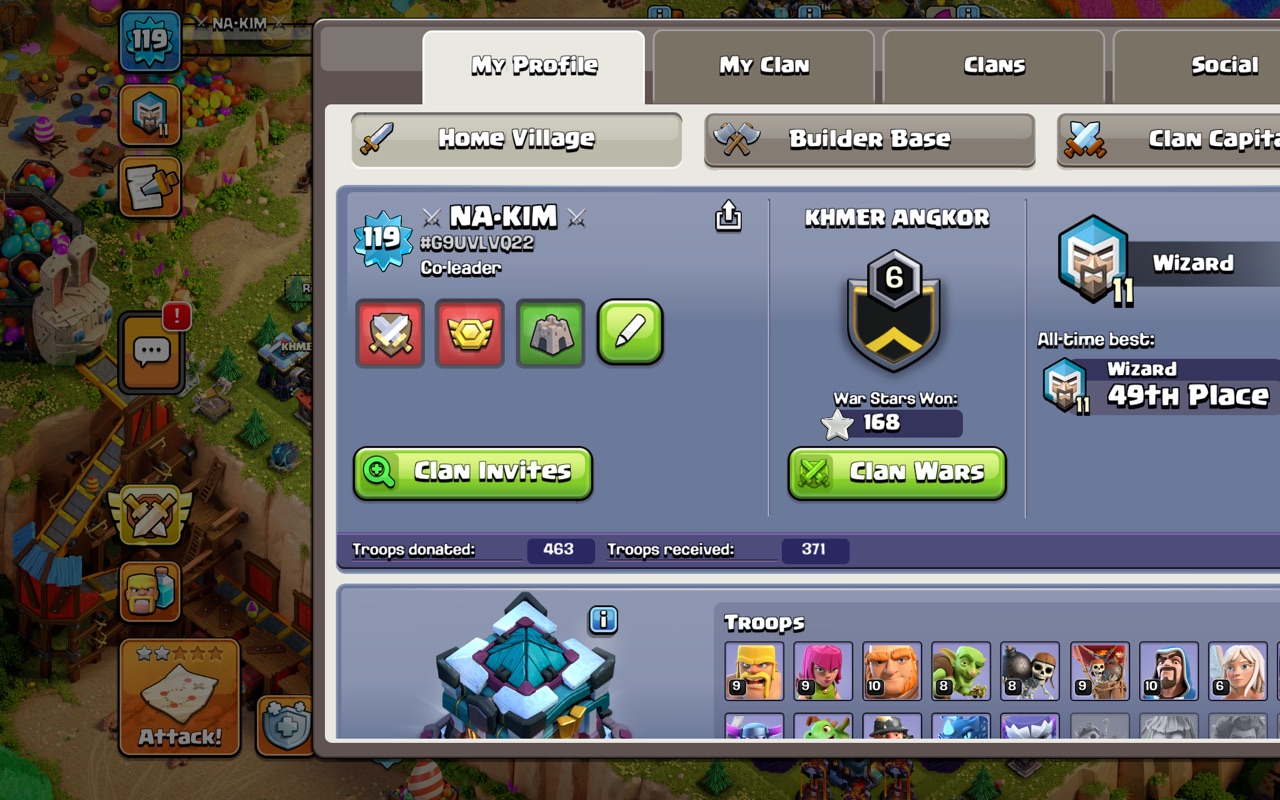 Town Hall 16 Farming Base layout by User