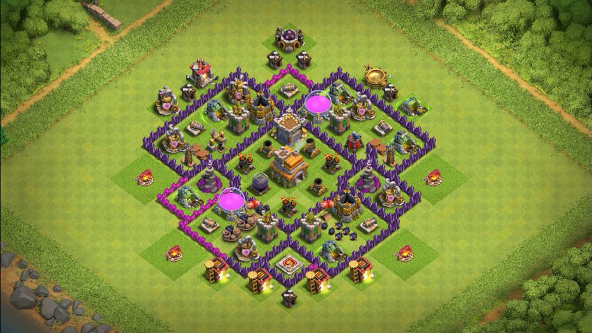 Town Hall 7 Trophy Base layout by TReX