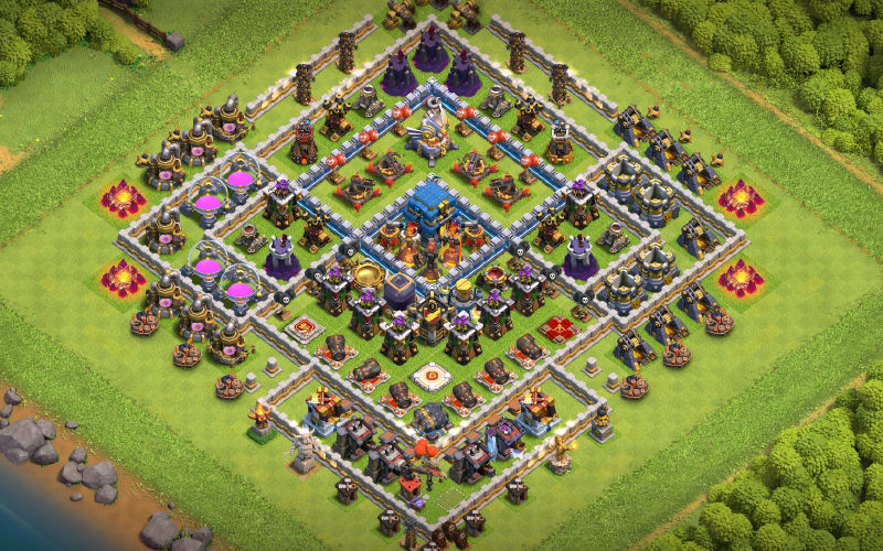Town Hall 12 Farming Base layout by S T E F A N I E