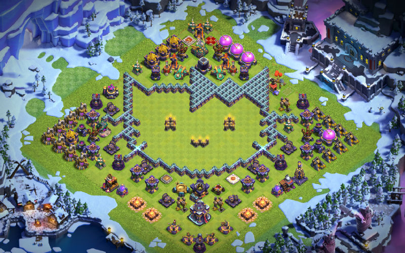 Town Hall 15 Fun Base layout by @Scarlett08