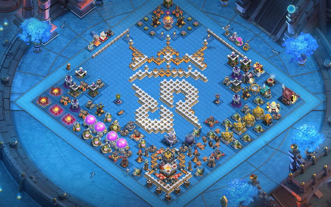 Town Hall 11 Fun Base layout by Bright Summit