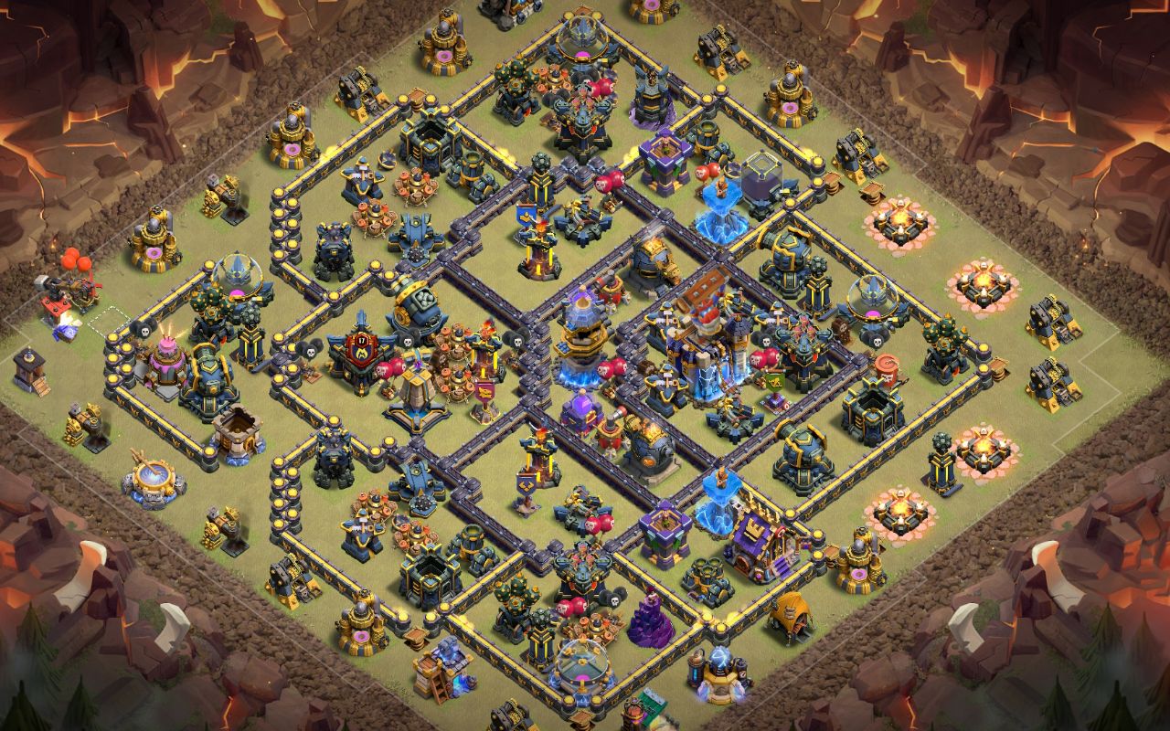 Town Hall 18 War Base layout by GenSPX