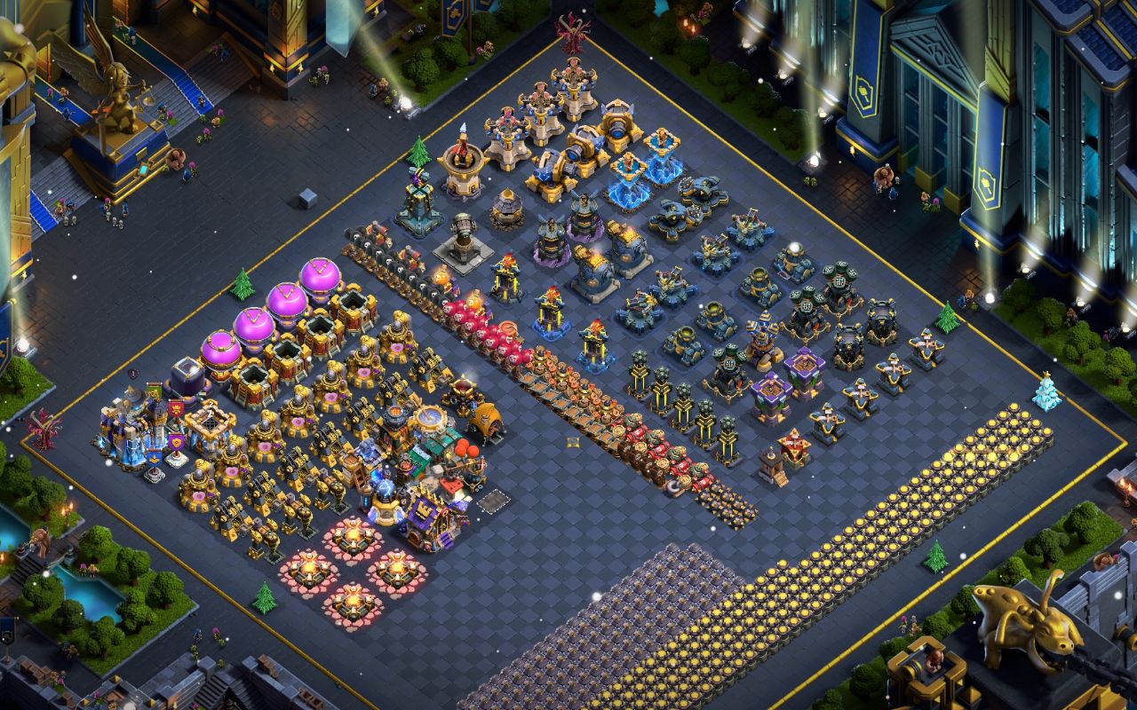 Town Hall 18 Fun Base layout by Bj Raihan