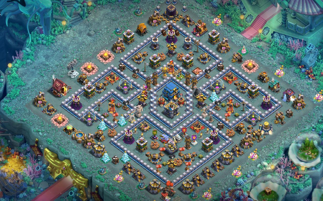 Town Hall 12 CWL Base layout by SawMinZaw2