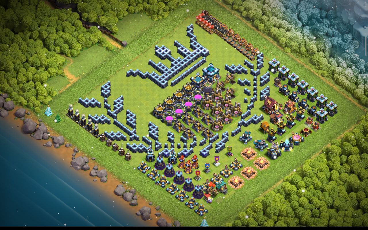 Town Hall 13 Fun Base layout by ادخل الكلان  اذه أنته عربي  ومنور