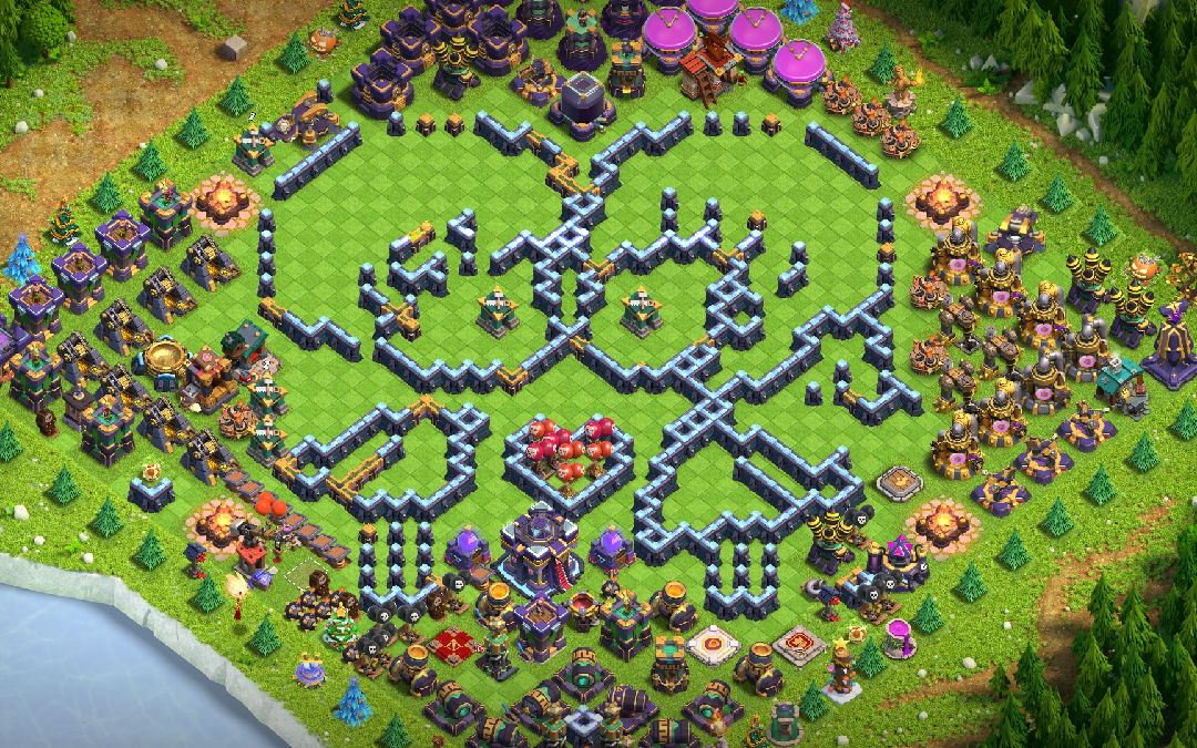 Town Hall 15 Trophy Base layout by "McT"CoC Vn