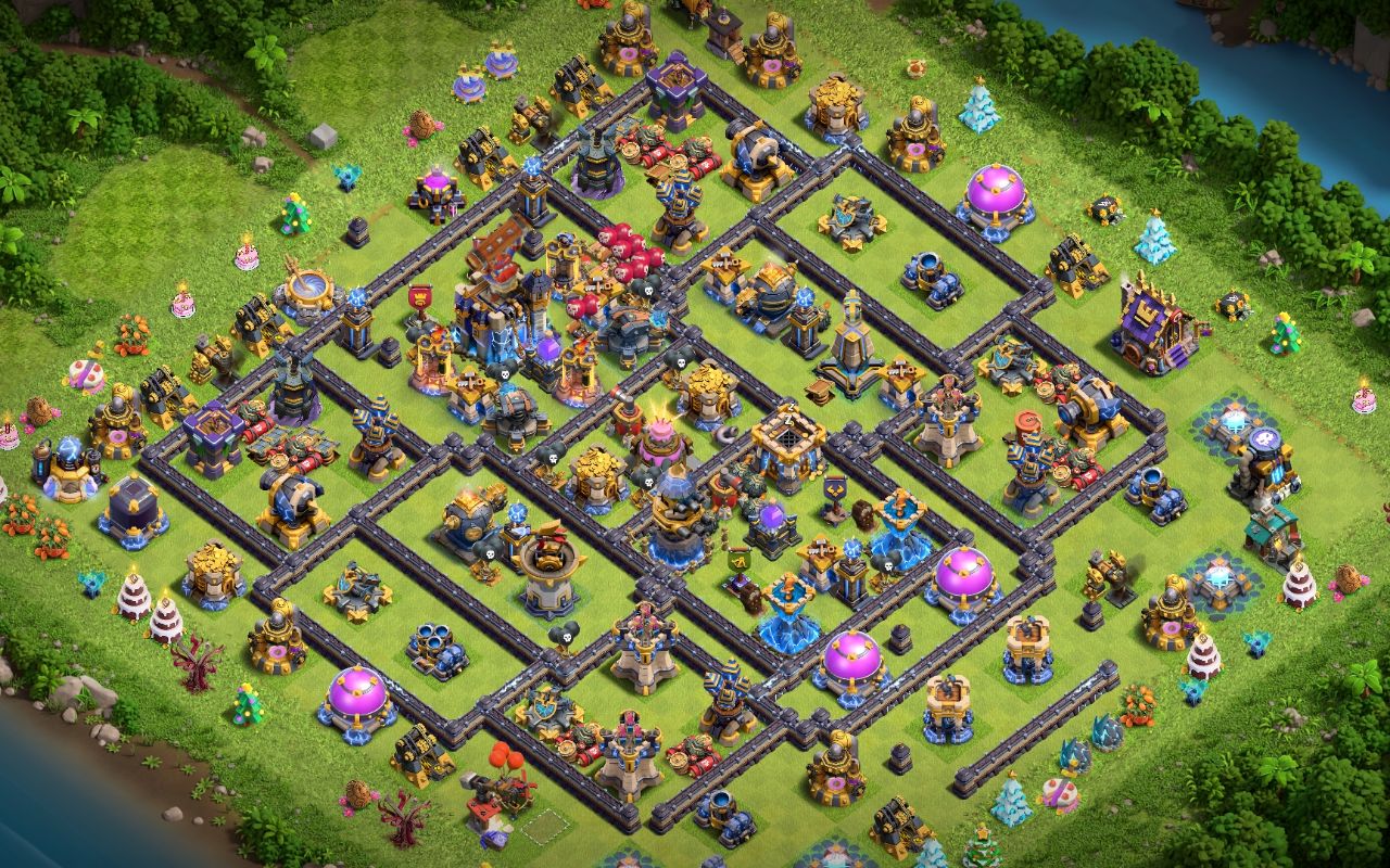 Town Hall 18 Trophy Base layout by saoshyant