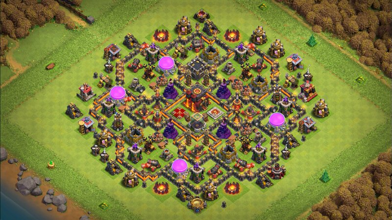 Town Hall 10 Trophy Base layout by TReX
