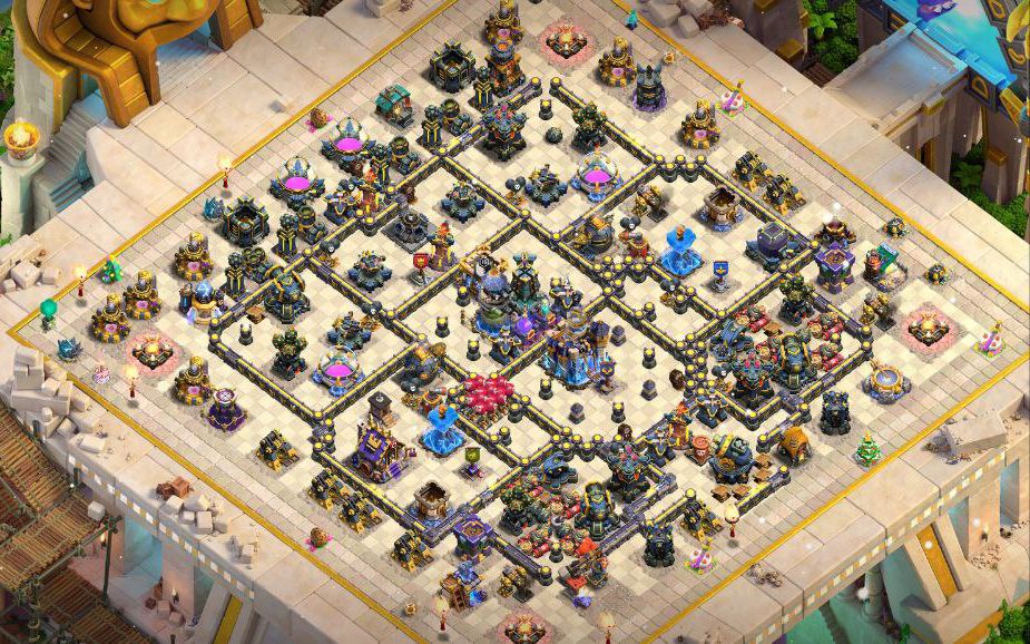 Town Hall 18 Trophy Base layout by XLR8