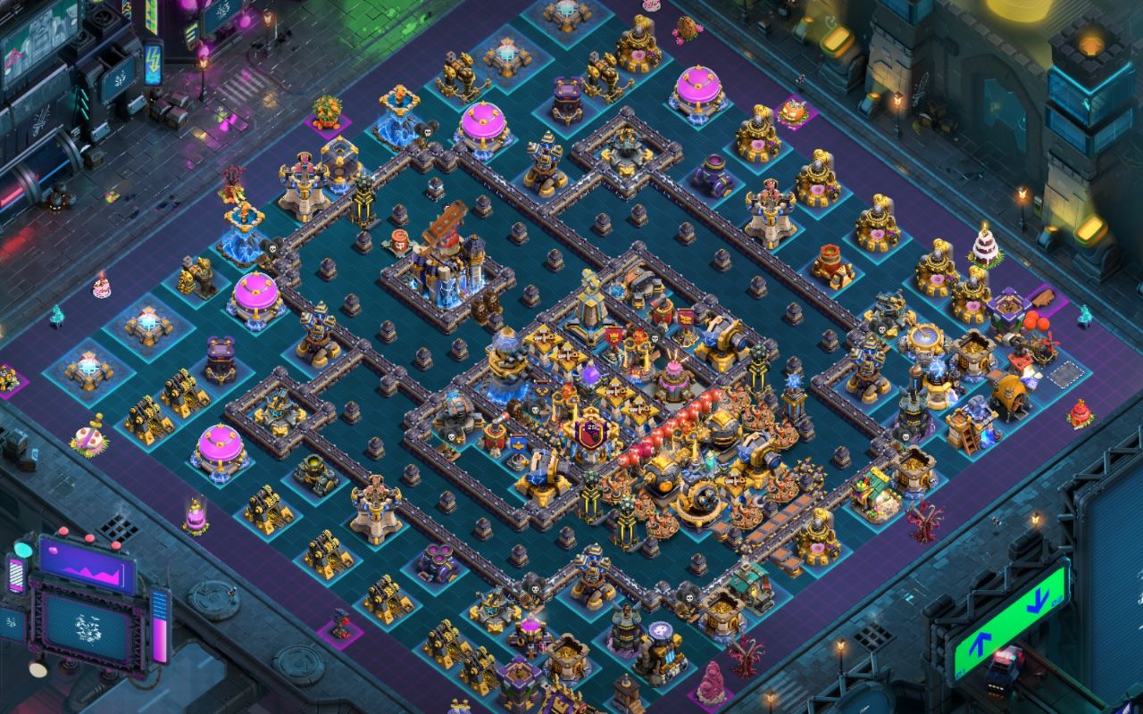 Town Hall 18 Hybrid Base layout by BH10