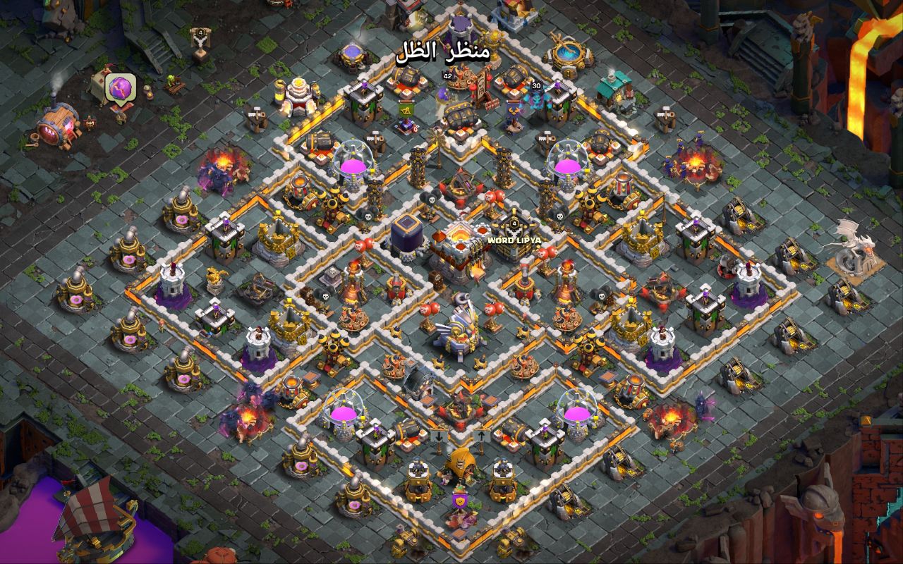 Town Hall 11 CWL Base layout by عــطــش
