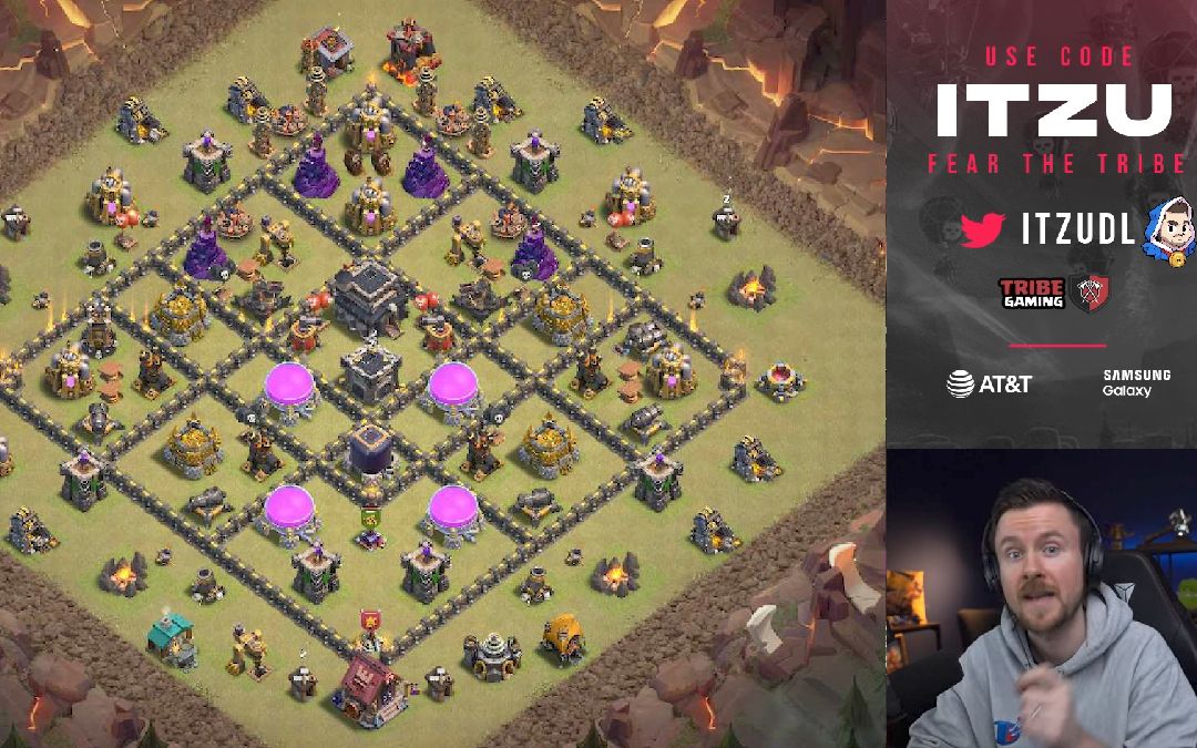 Town Hall 9 War Base layout by XLR8