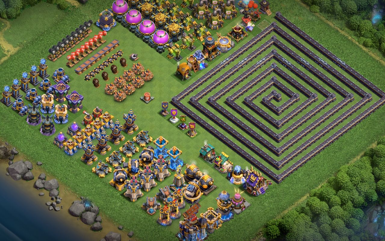Town Hall 18 Fun Base layout by NK