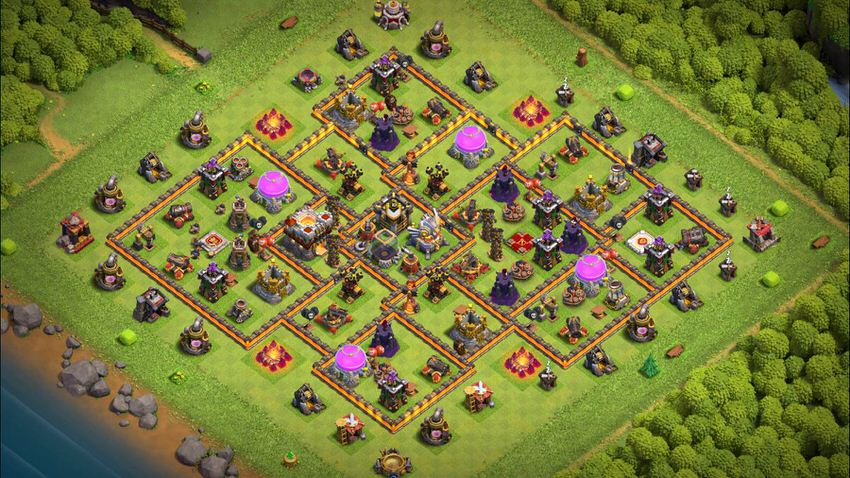 Town Hall 11 Trophy Base layout by TReX
