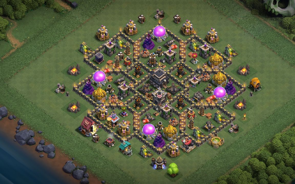Town Hall 9 CWL Base layout by Dragon Raider