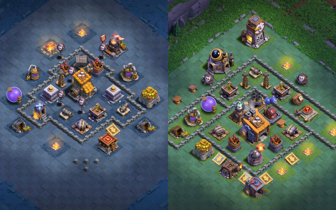 Builder Hall 8 Builder Base layout by MeawMeaw nigga