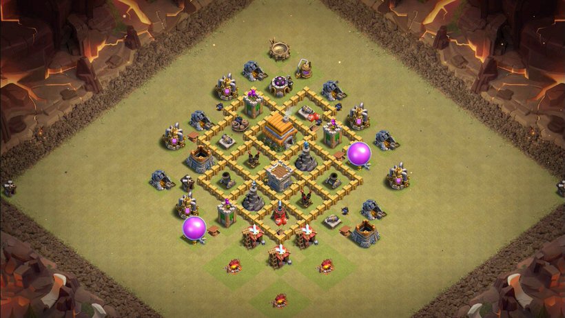 Town Hall 6 War Base layout by TReX