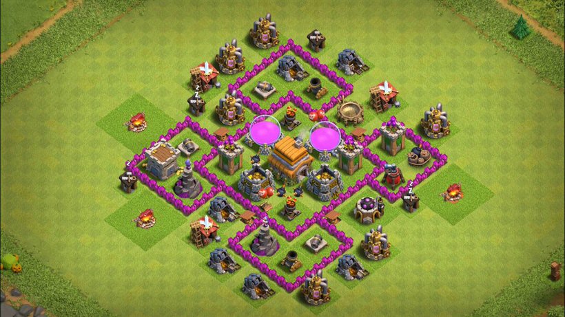 Town Hall 6 Farming Base layout by TReX