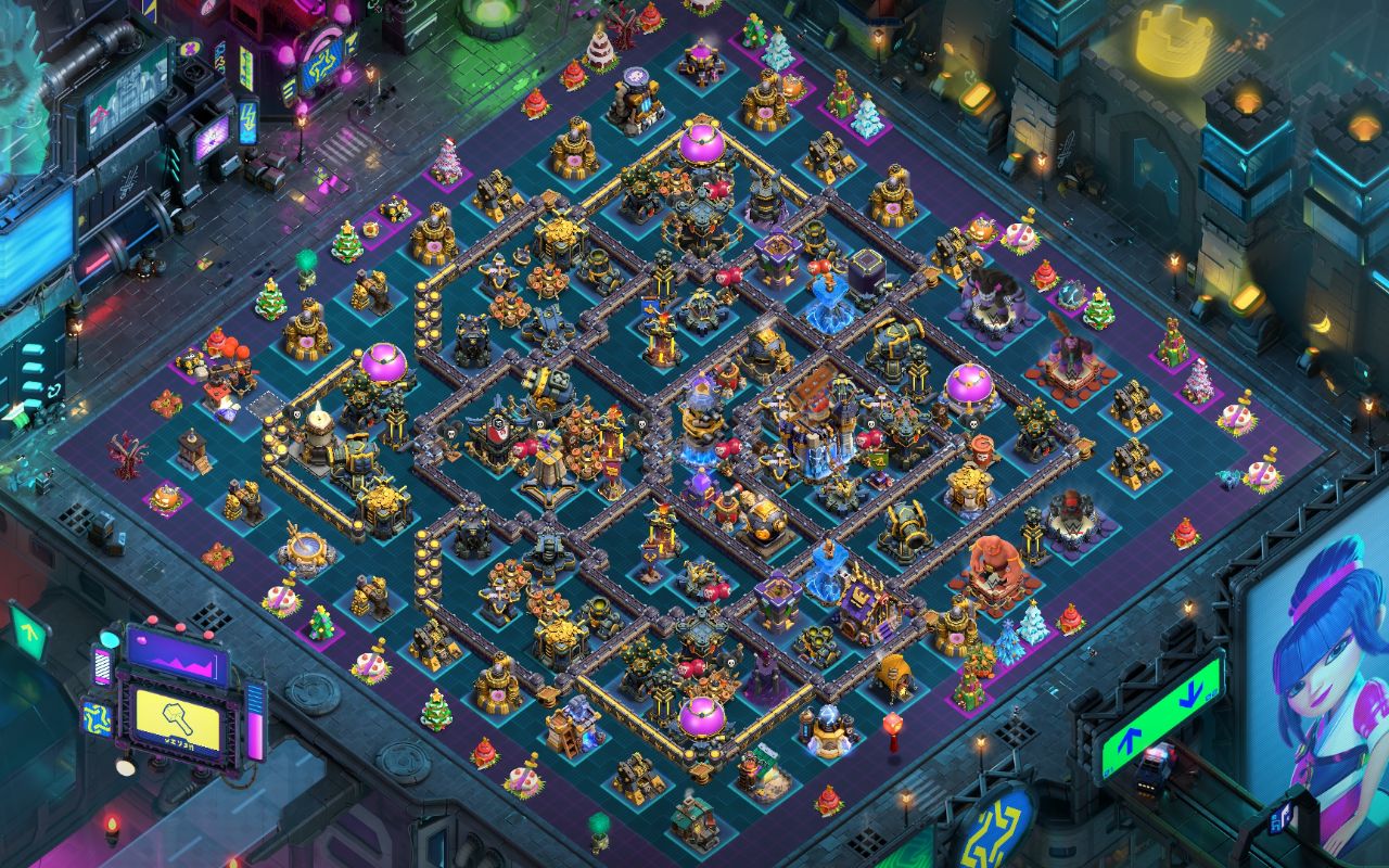 Town Hall 18 Trophy Base layout by GenSPX