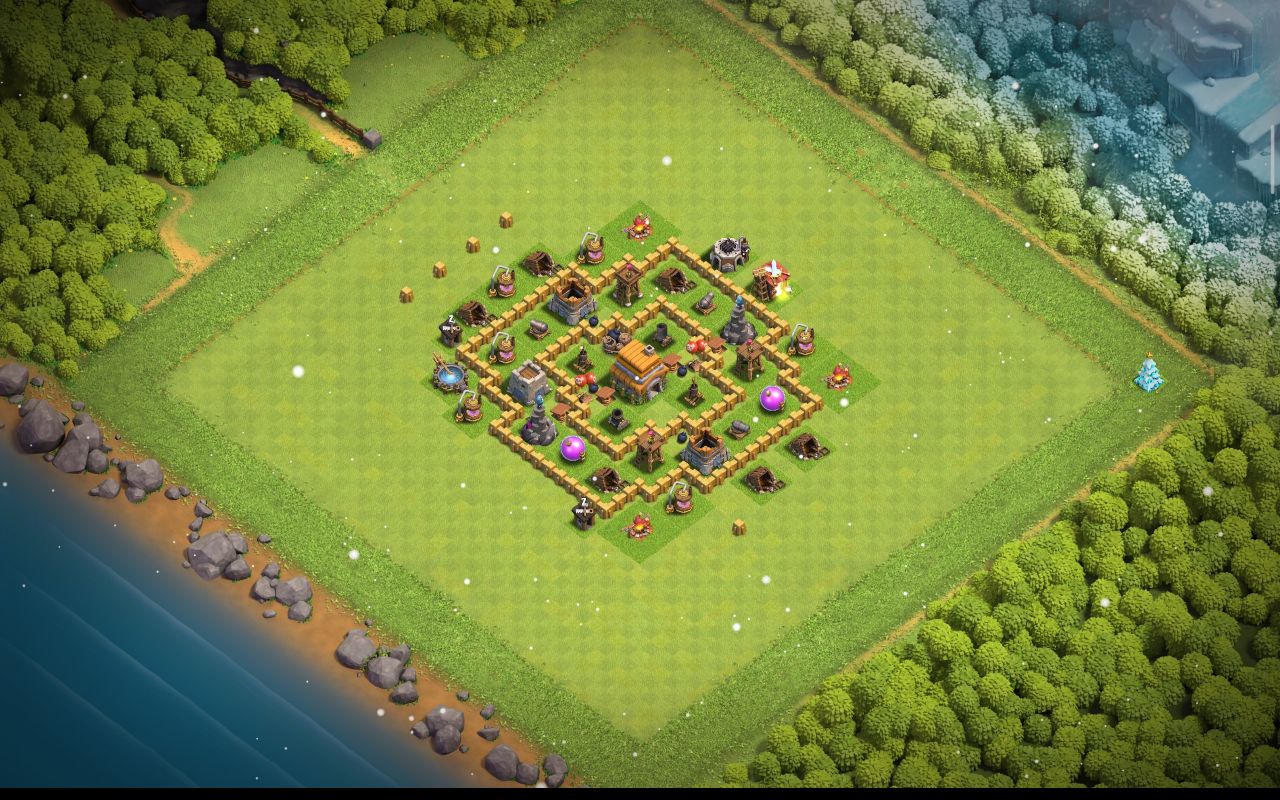 Town Hall 6 Hybrid Base layout by ادخل الكلان اذه أنته عربي ومنور