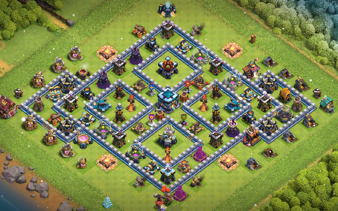 Town Hall 13 CWL Base layout by السفاح