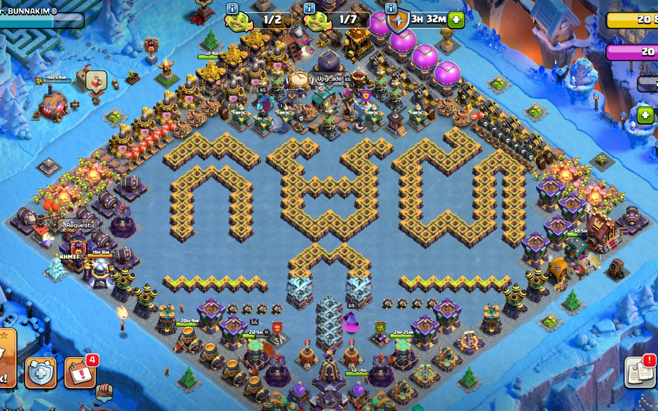 Town Hall 15 Farming Base layout by User