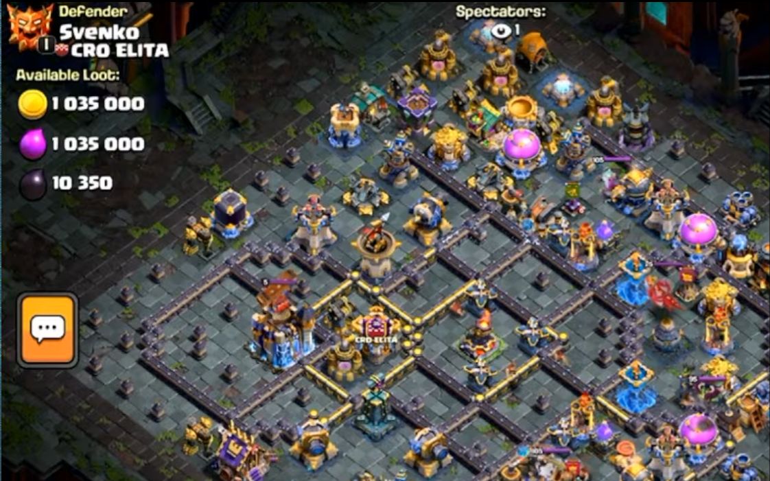 Town Hall 18 Trophy Base layout by XLR8