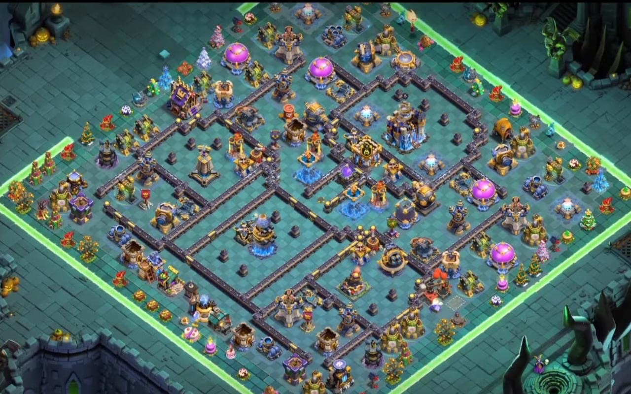 Town Hall 18 War Base layout by XLR8