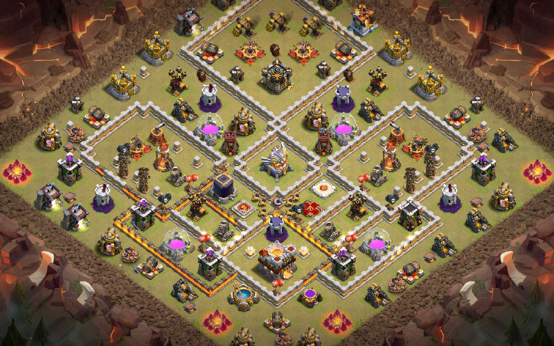 Town Hall 11 War Base layout by 0=={}=Venom=>