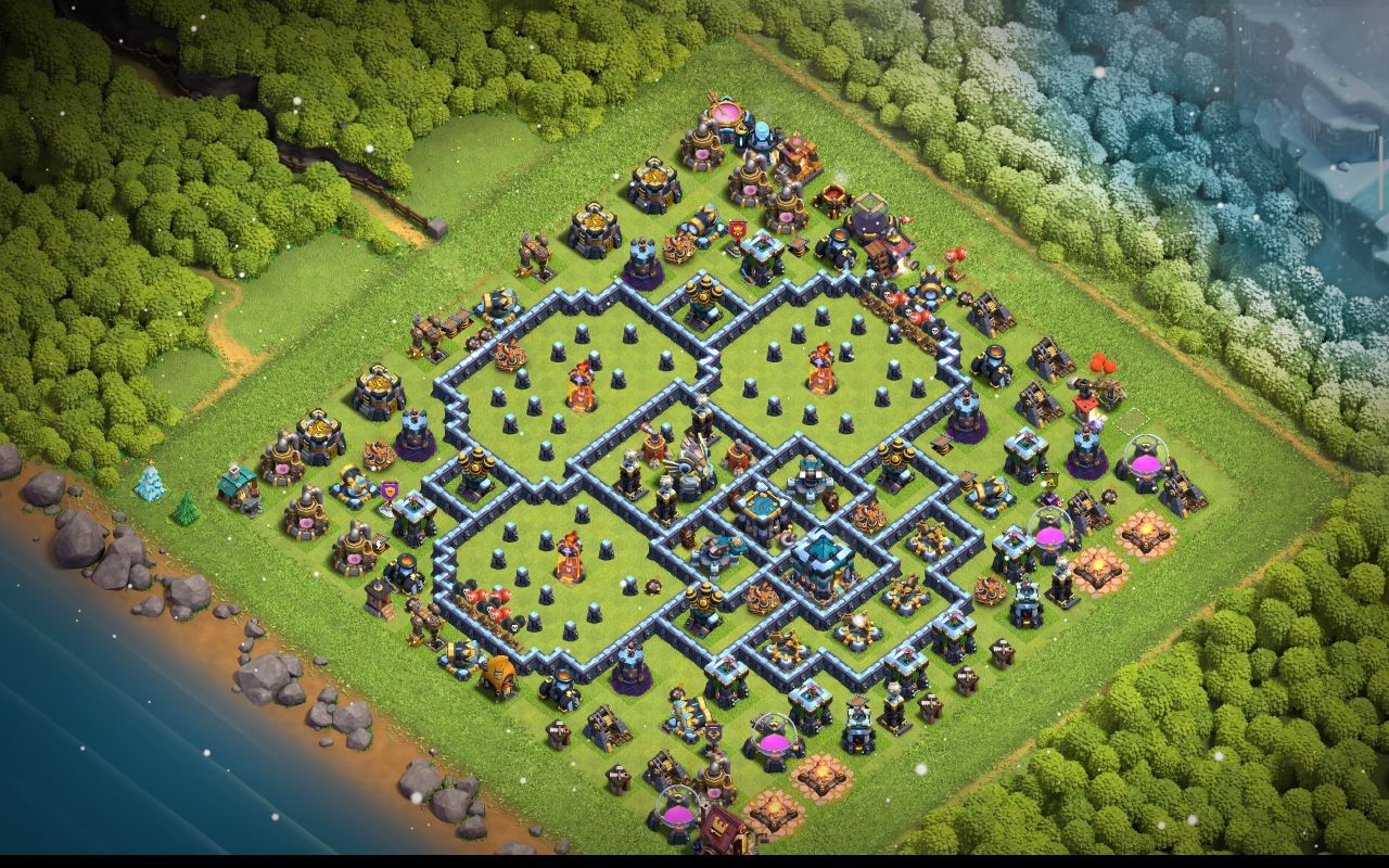 Town Hall 13 War Base layout by ادخل الكلان  اذه أنته عربي  ومنور