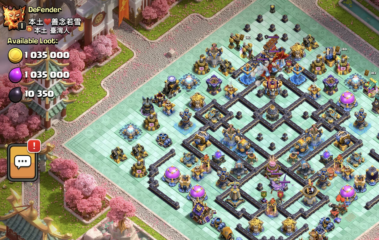 Town Hall 18 Legend Base layout by XLR8