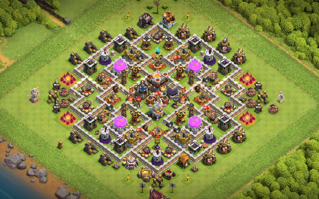 Town Hall 11 Hybrid Base layout by Uchiha
