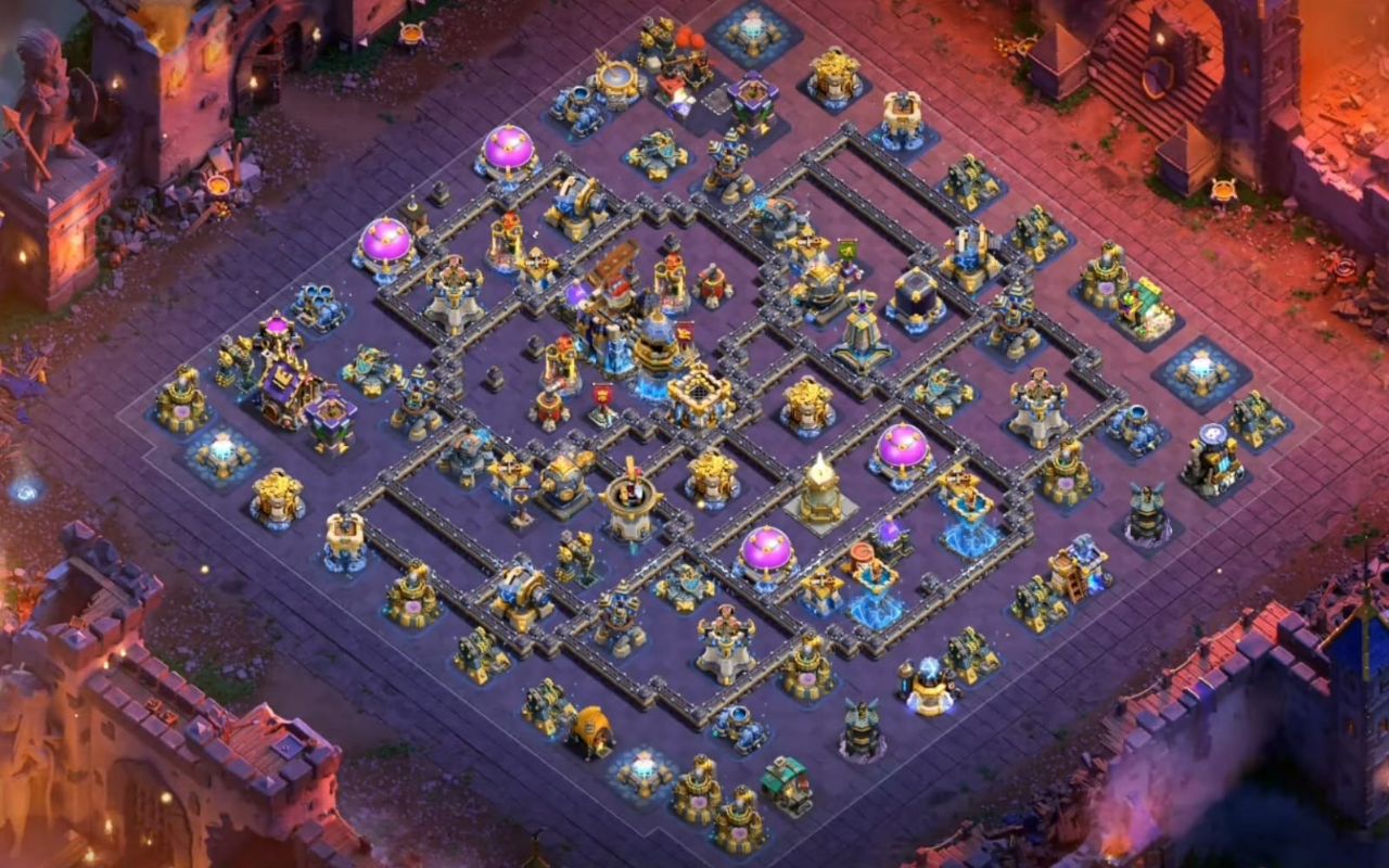 Town Hall 18 CWL Base layout by ديوان الملوك 👑