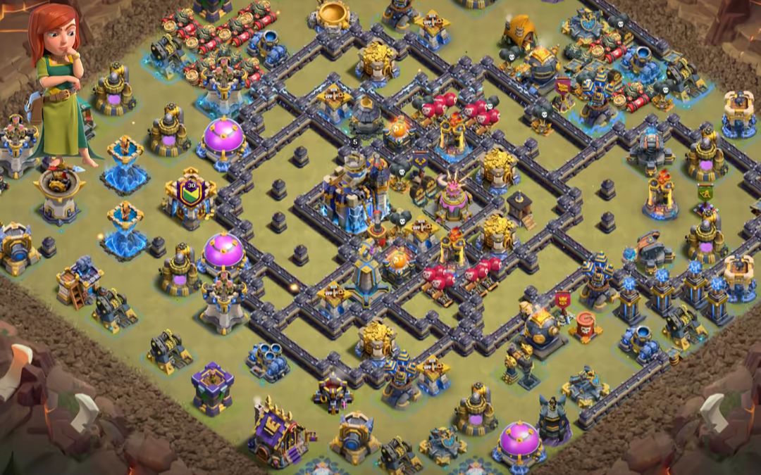 Town Hall 18 CWL Base layout by Sheikh Sadik