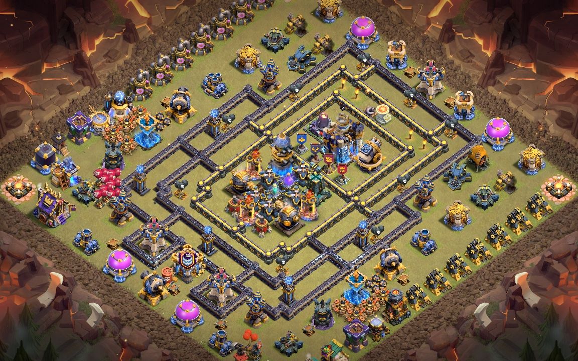 Town Hall 18 War Base layout by [::MJCC::]