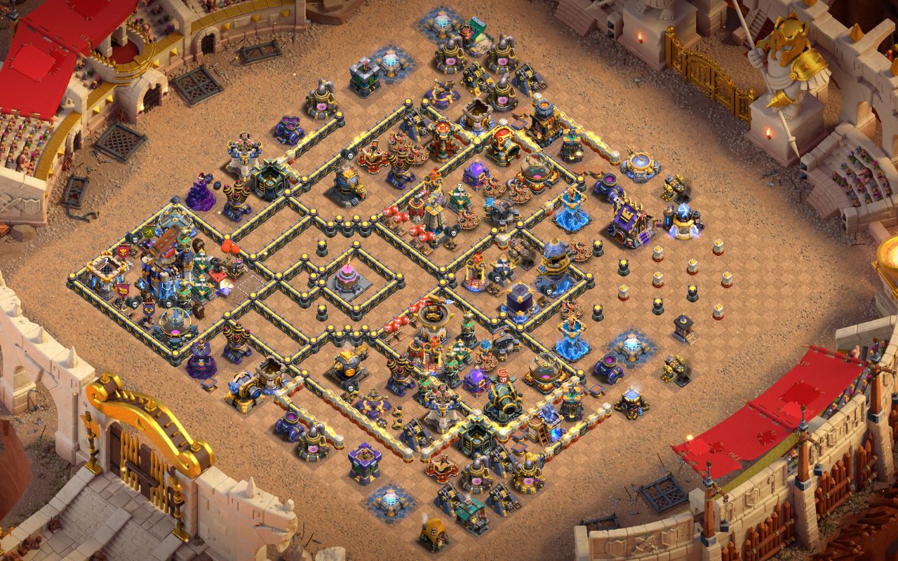 Town Hall 18 CWL Base layout by Sheikh Sadik
