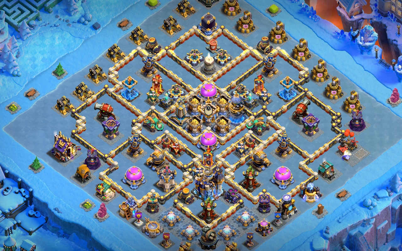 Town Hall 18 Farming Base layout by Sn0w0wl