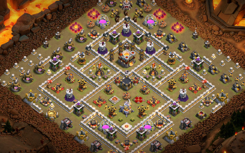 Town Hall 11 War Base layout by Mr.G
